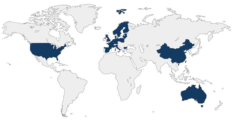 世界地图-我们的位置